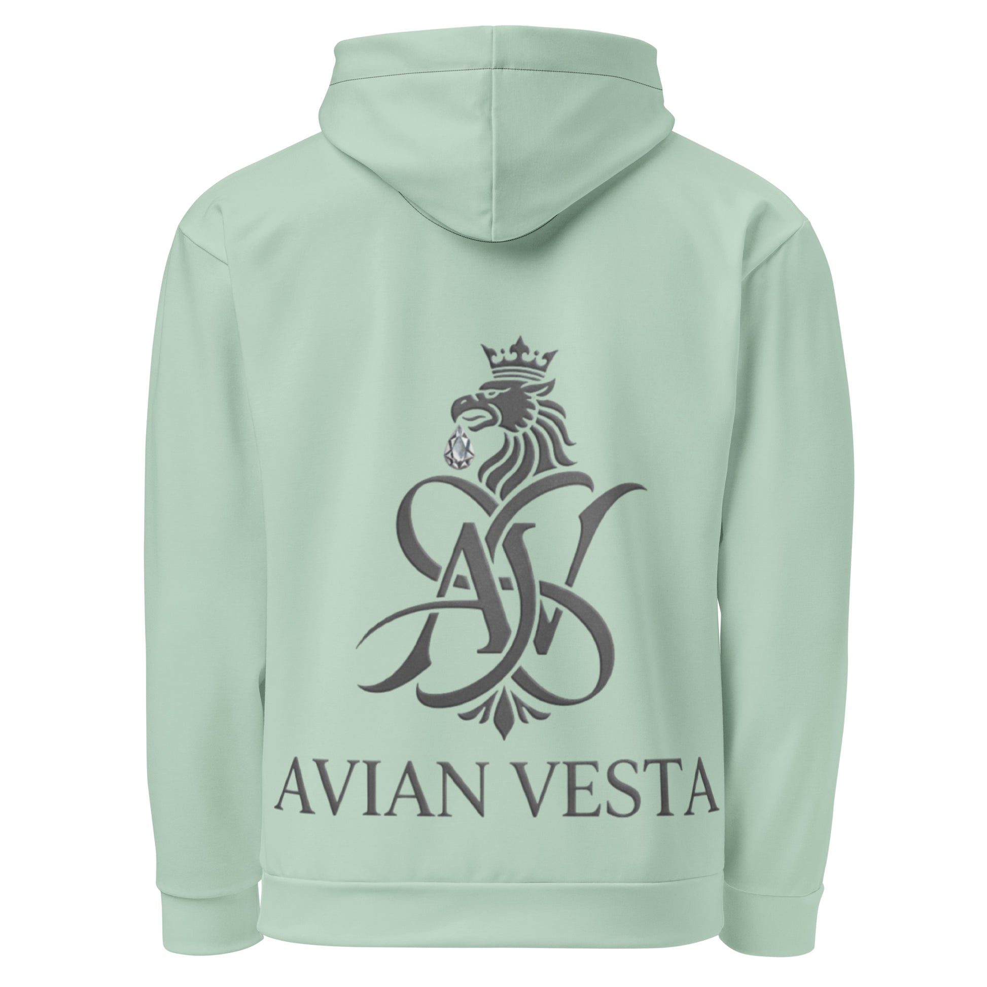 Avian Vesta Edgewater Hoodie back view with signature crest branding