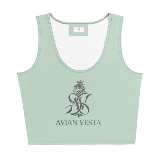 Avian Vesta Signature Edgewater Crop featuring the Avian Vesta crest in the Edgewater colorway