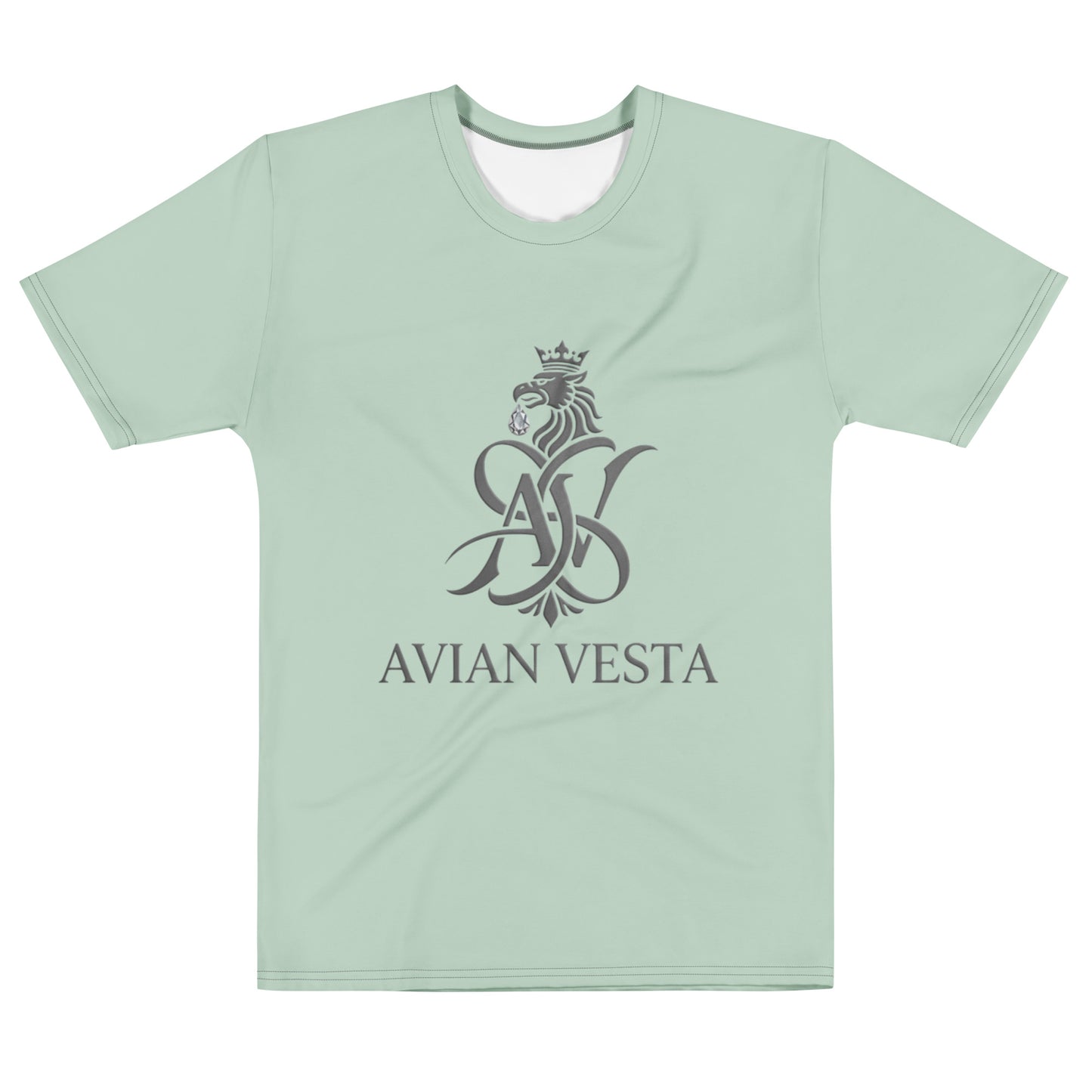 Avian Vesta Signature Edgewater crew tee with soft crest logo and clean centered placement