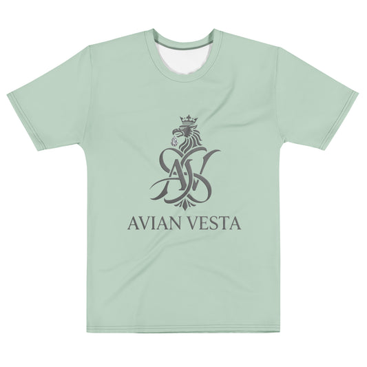 Avian Vesta Signature Edgewater crew tee with soft crest logo and clean centered placement