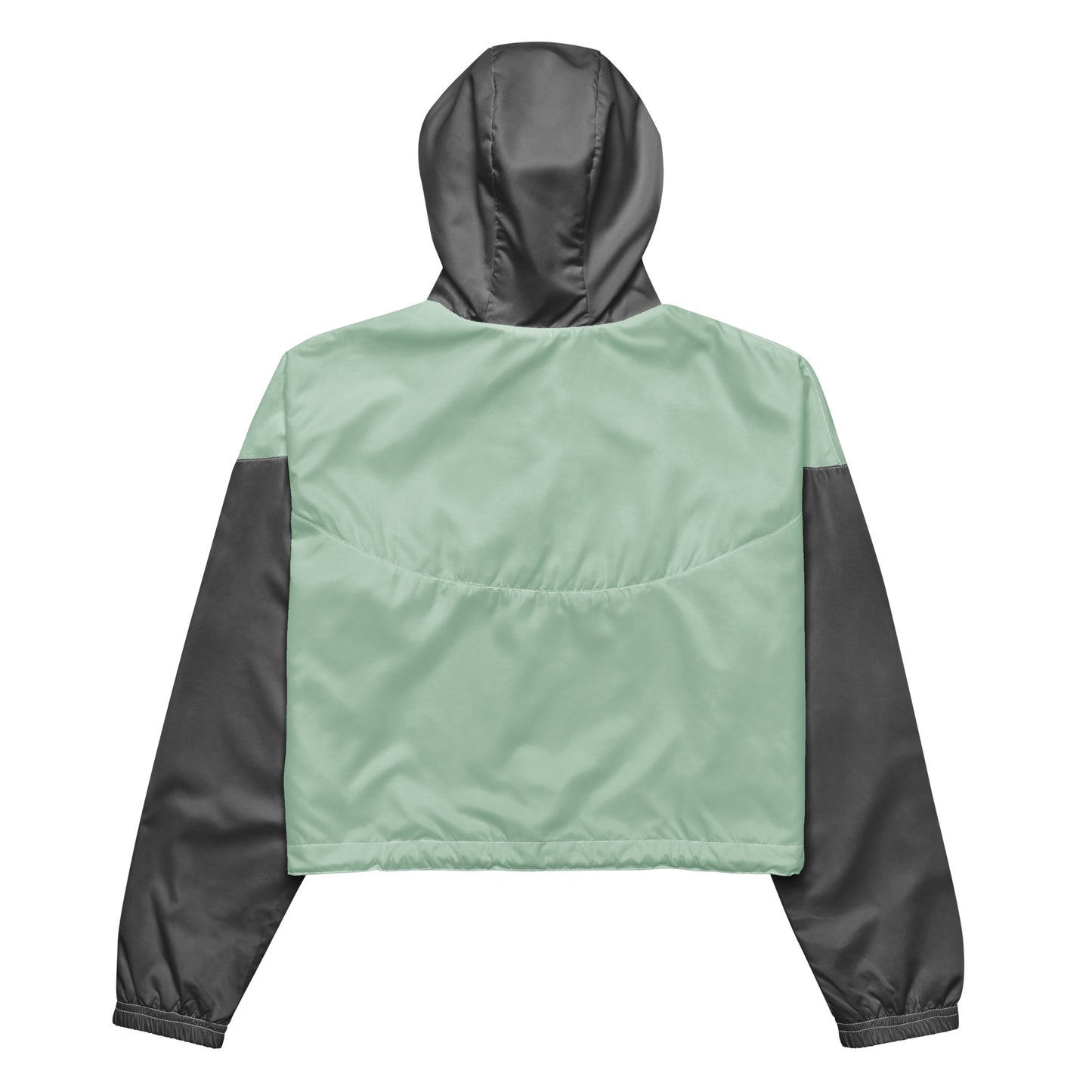 Back view of Avian Vesta Signature Edgewater cropped windbreaker