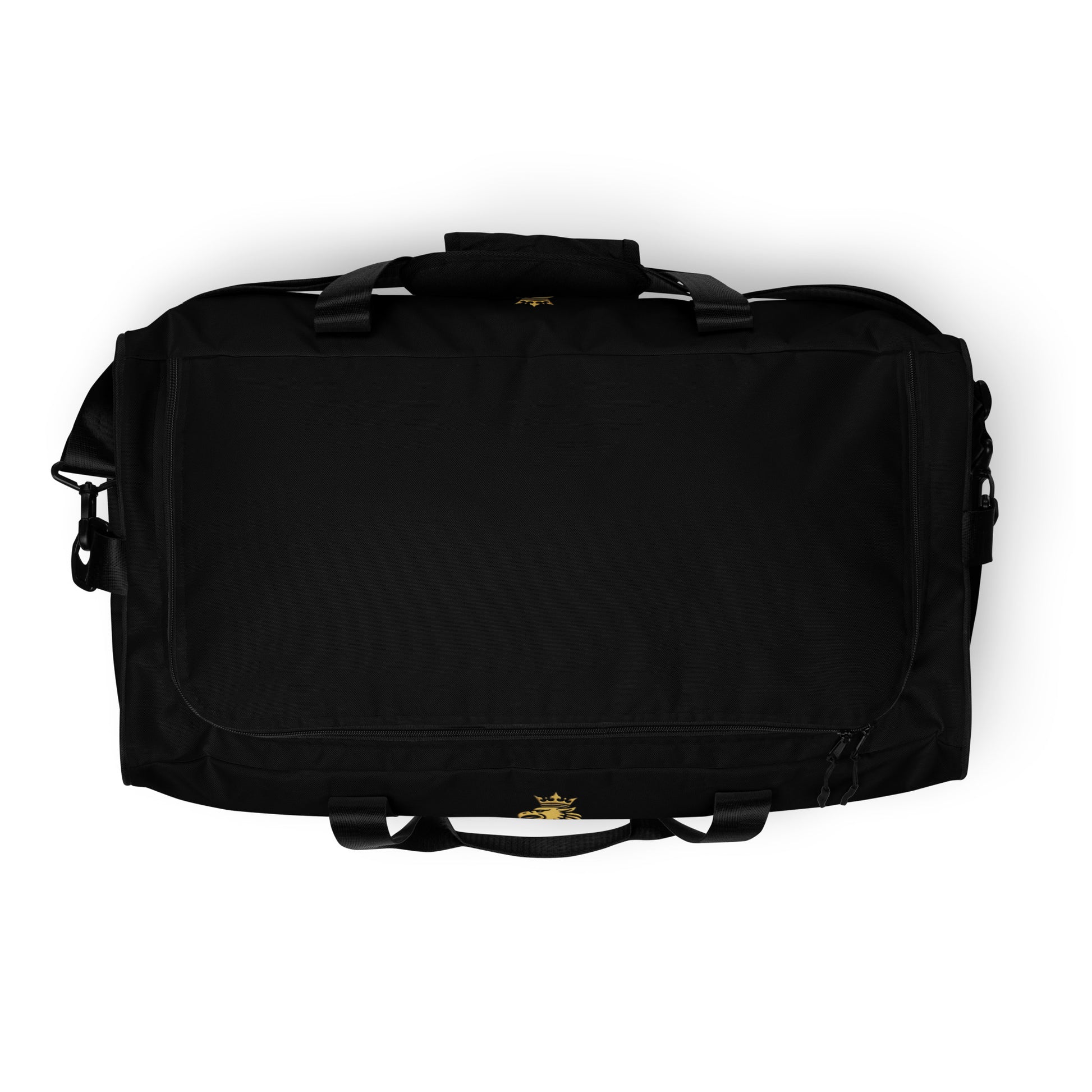 Black Avian Vesta duffle bag top view 